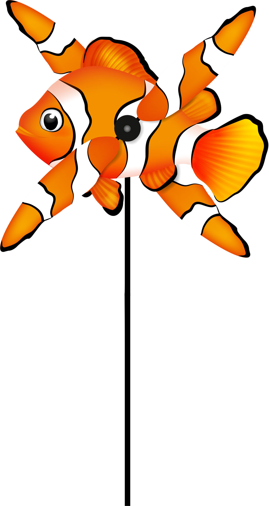 PADDLE SPINNER CLOWNFISH