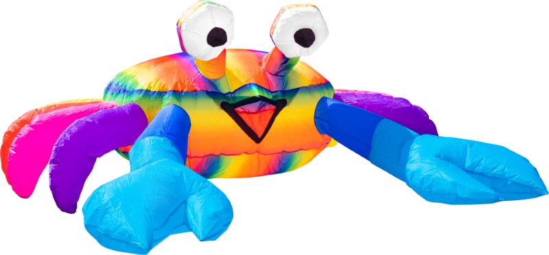 BOUNCING BUDDY 'BILLY THE CRAB' RAINBOW 3M
