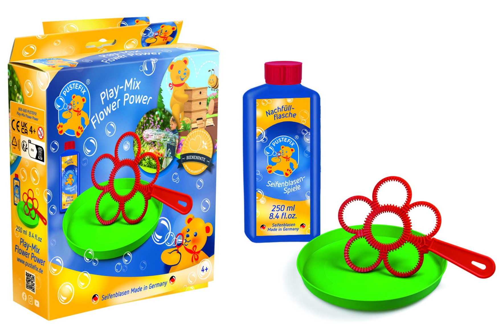 PUSTEFIX FLOWER POWER BUBBLE WAND