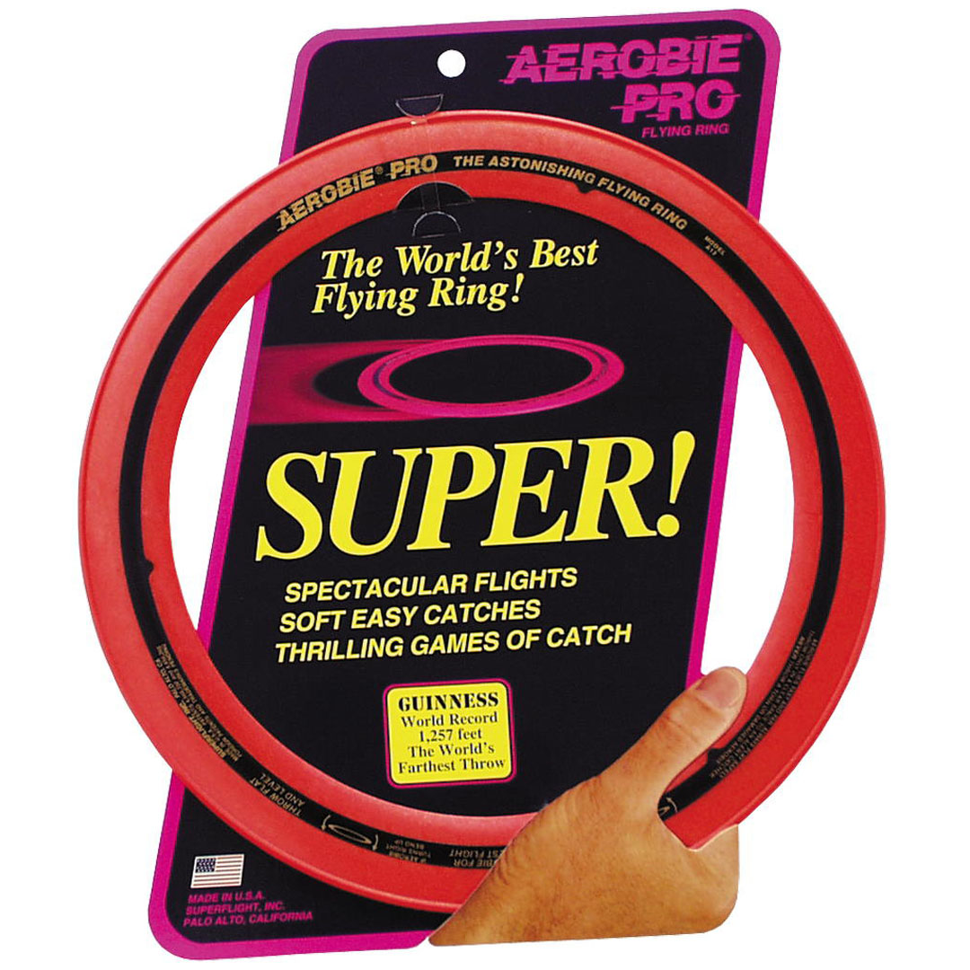 Aerobie Sprint Ring 10" Outdoor Flying Disc Kids Aerobie Frisbee Game Blue 