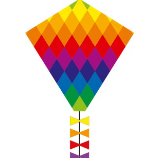 Neu HQ Ecoline Simple Flyer Rainbow 85cm 6573032 mehrfarbig 