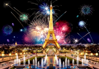 WOODEN CITY PUZZLE: PARIS BY NIGHT L