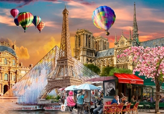 WOODEN CITY PUZZLE: SPRING IN PARIS M