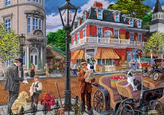 WOODEN CITY PUZZLE: MAIN STREET M