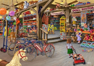 WOODEN CITY PUZZLE: IN THE TOY SHOP M